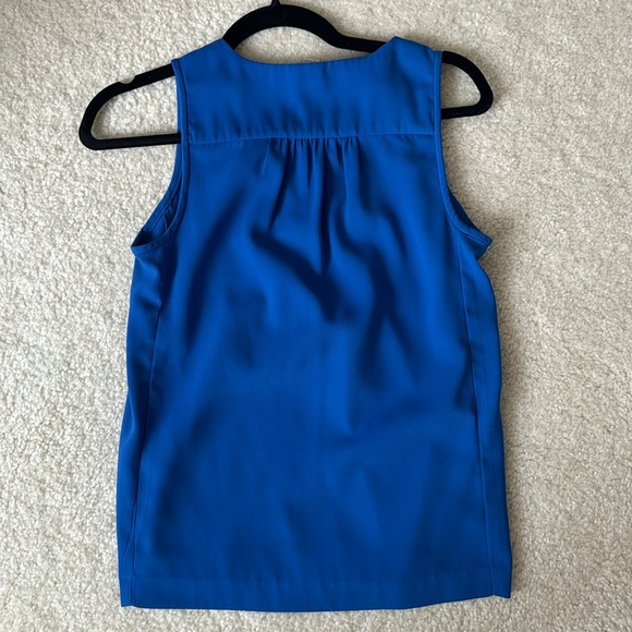 JCrew Blue Sleeveless Top - Like New - Picture 3 of 3